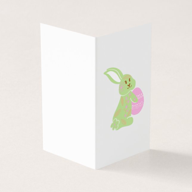 Easter Bunny Pack of 25 Mini Cards (Outside)