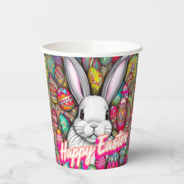 Easter Bunny Paper Cups (Left)