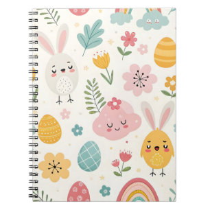 Easter Bunny Pattern Notebook