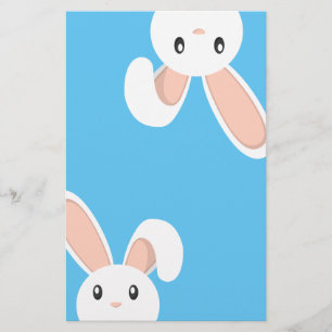 Easter Bunny peeping Stationery