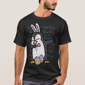 Easter Bunny Penguin Dab  Dance Girls Boys Kids To T-Shirt