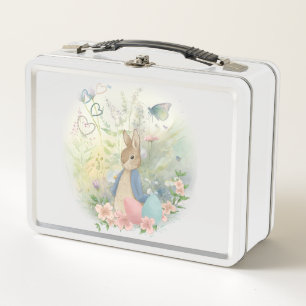  Easter Bunny Peter Metal Lunch Box