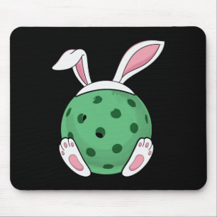 Easter Bunny Pickleball - Fun Easter Pickle Ball R Mouse Mat
