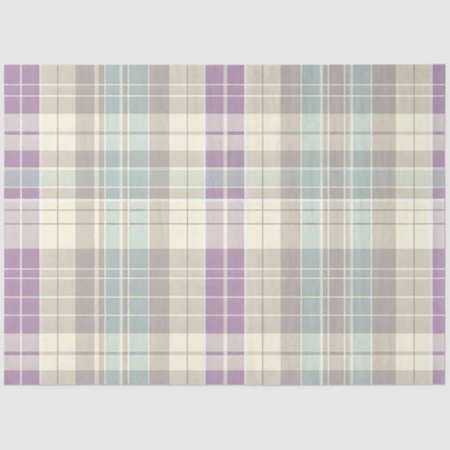 Easter Bunny Plaid Series Design #18 Tissue Paper (Front)