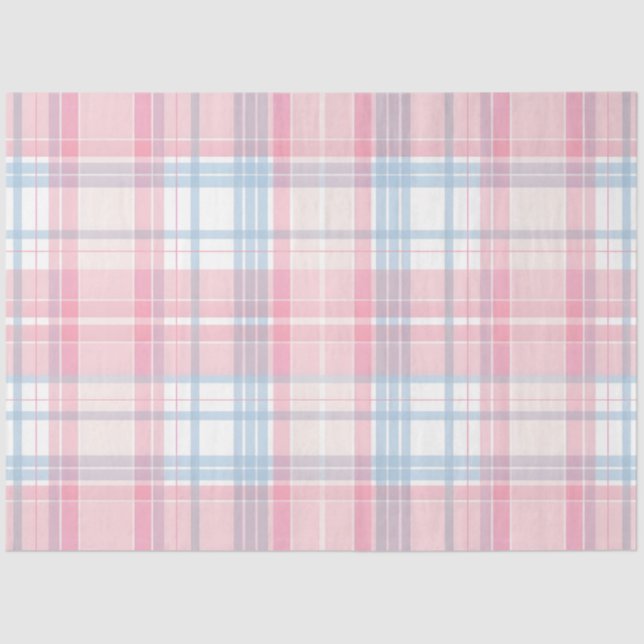 Easter Bunny Plaid Series Design #5 Tissue Paper (Front)