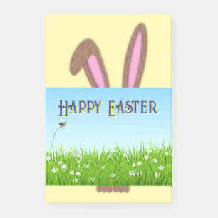 Easter bunny post-it notes