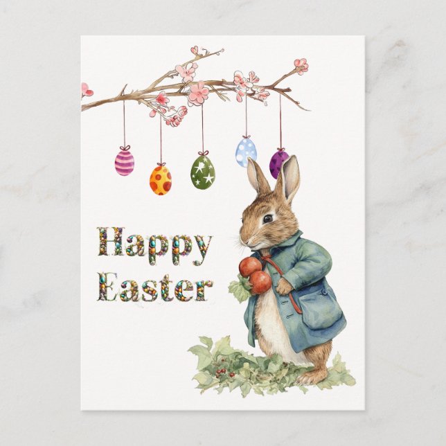Easter Bunny Postcard (Front)