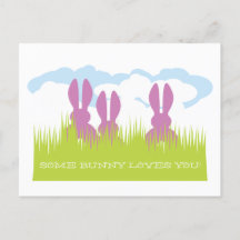 Easter Bunny Postcard