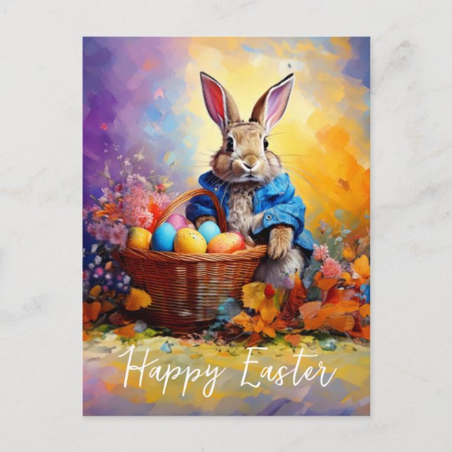 Easter Bunny Postcard (Front)
