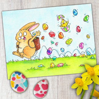 Easter Bunny  Postcard
