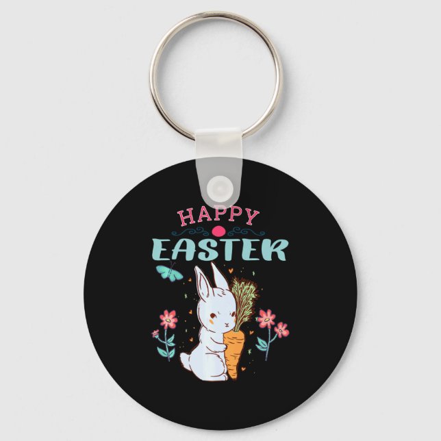 Easter Bunny Premium 6 1 Easter Key Ring (Front)