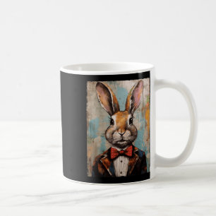 Easter Bunny Rabbit Bow Tie Happy Easter Boys Kids Coffee Mug