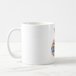 Easter Bunny Rabbit Colourful Eggs Easter Egg Hunt Coffee Mug