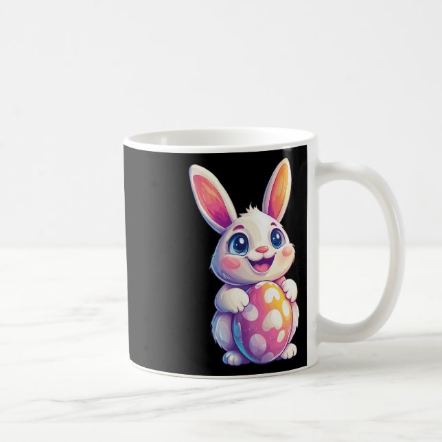 Easter Bunny Rabbit Easter Egg Graphic 2  Coffee Mug (Right)