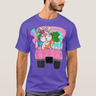 Easter Bunny Rabbit Monster Truck Easter Truck Sub T-Shirt