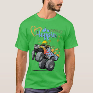 Easter Bunny Rabbit Monster Truck Toddler Boy Girl T-Shirt
