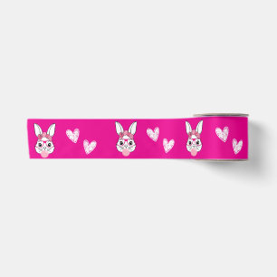 Easter bunny rabbit pretty cute satin ribbon