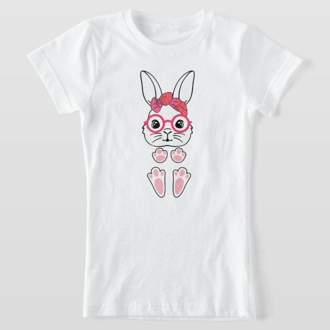 Easter bunny rabbit pretty cute T-Shirt (Laydown)
