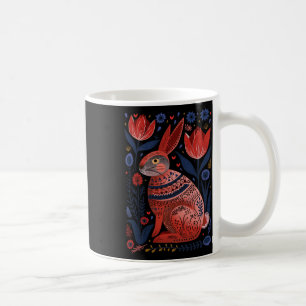 Easter Bunny Rabbit Spring Norwegian Scandinavian Coffee Mug