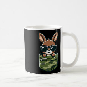 Easter Bunny Rabbit Sungles Pocket Tee Boys Kids Coffee Mug