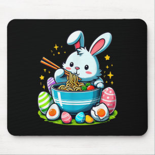 Easter Bunny Ramen Kawaii Japanese Noodle Women Ki Mouse Mat