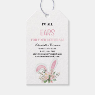 Easter Bunny Real Estate Pop By Gift Tags