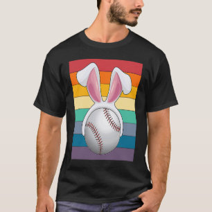 Easter Bunny Retro Vintage Style Baseball Rabbit E T-Shirt