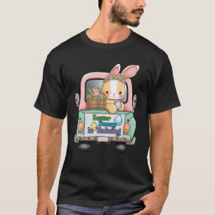 Easter bunny riding in old truck Easter Bunny in T T-Shirt