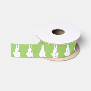 Easter bunny satin ribbon