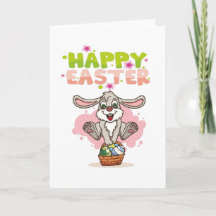 Easter Bunny Shirt Girls Women Kids Card