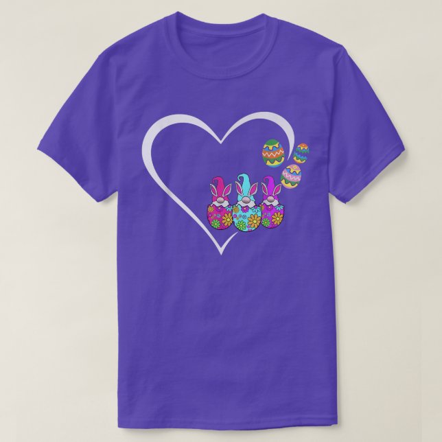 Easter Bunny Spring Gnome Easter Egg Hunting And B T-Shirt (Design Front)