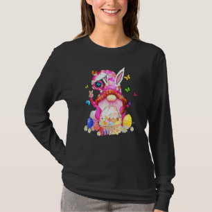 Easter Bunny Spring Gnome Easter Egg Hunting And B T-Shirt