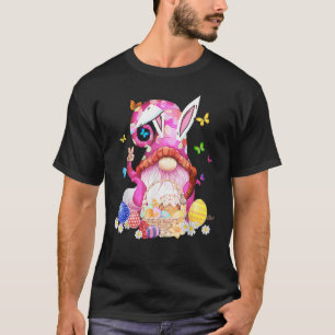 Easter Bunny Spring Gnome Easter Egg Hunting And B T-Shirt