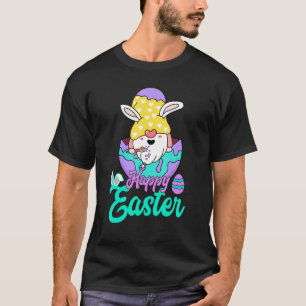 Easter Bunny Spring Gnome Easter Egg Hunting And B T-Shirt