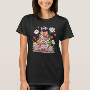 Easter Bunny Spring Gnome Easter Egg Hunting And B T-Shirt