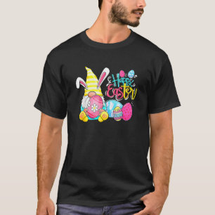 Easter Bunny Spring Gnome Easter Egg Hunting And B T-Shirt