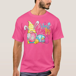 Easter Bunny Spring Gnome Easter Egg Hunting And B T-Shirt