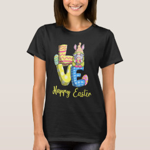 Easter Bunny Spring Gnome Easter Egg Hunting And B T-Shirt