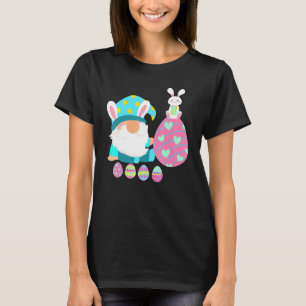 Easter Bunny Spring Gnome Easter Egg Hunting And B T-Shirt