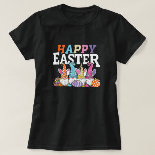Easter Bunny Spring Gnome Easter Egg Hunting T-Shirt