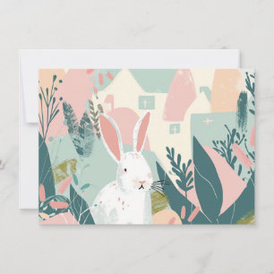 Easter Bunny Spring Holidays Greeting Card