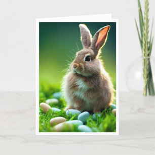 Easter Bunny Spring Wishes Easter Card