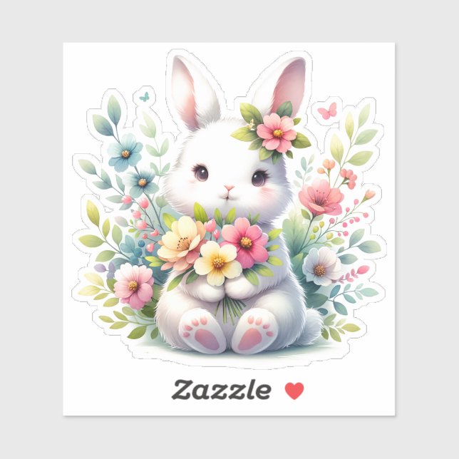 Easter Bunny Springtime Holiday Cheerful Fun (Sheet)