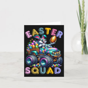 Easter Bunny Squad Humour Egg Hunting Day  Card