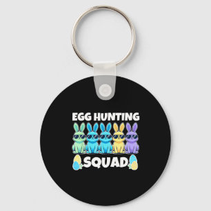 Easter Bunny Squad Humour Egg Hunting Day  Key Ring