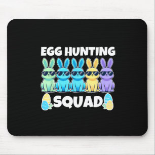 Easter Bunny Squad Humour Egg Hunting Day  Mouse Mat