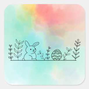 Easter Bunny Sticker