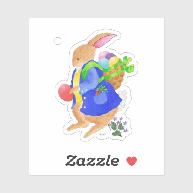 Easter Bunny Sticker (Sheet)