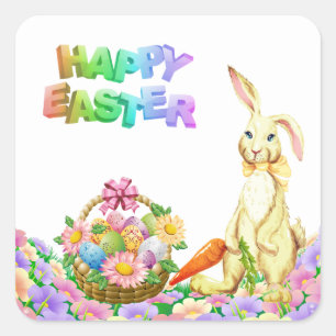 Easter Bunny Stickers