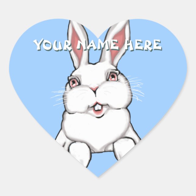 Easter Bunny Stickers Custom Easter Stickers (Front)